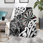 New Zealand Darts Blanket Aotearoa Maori Its In My DNA Black - Aussie Hoodie