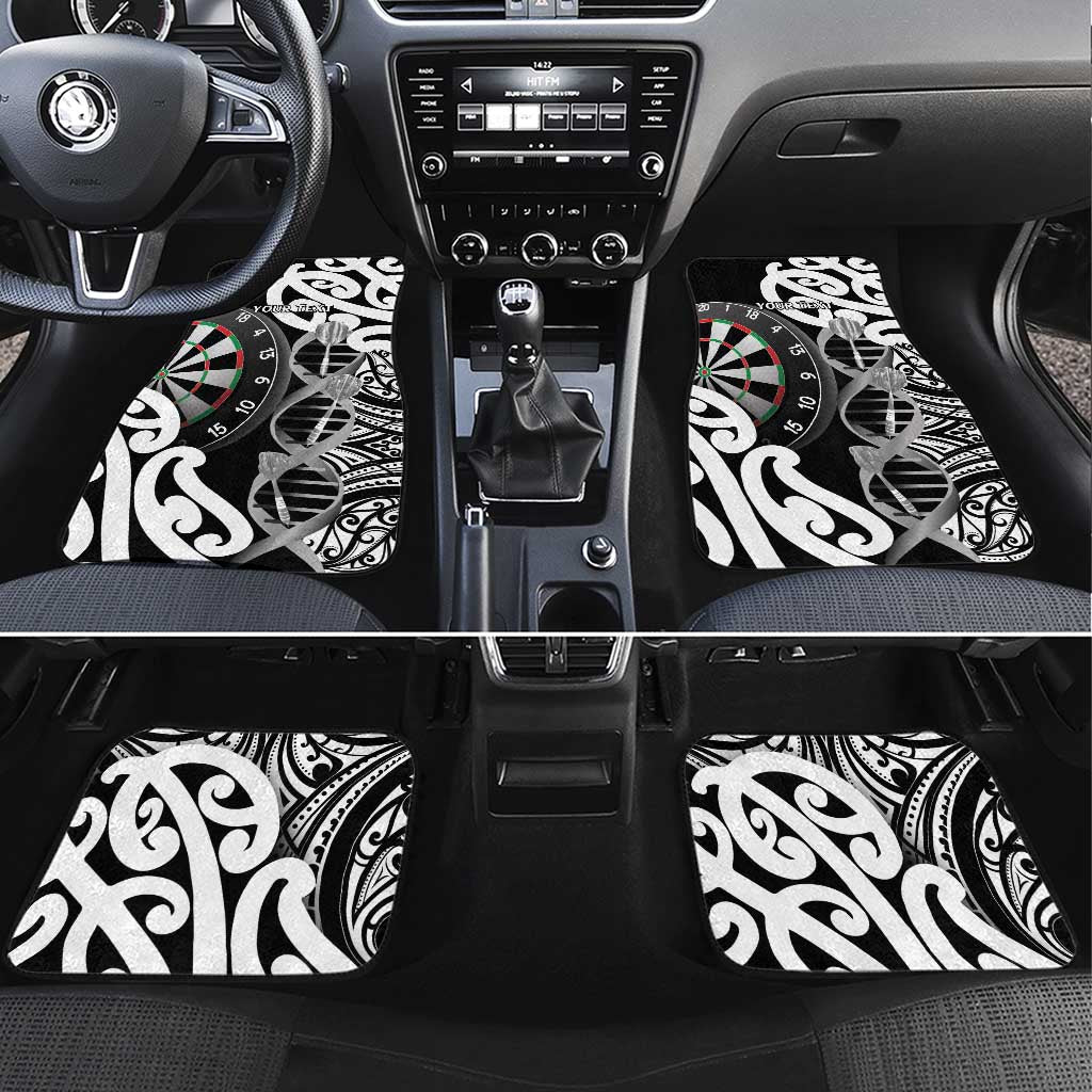 New Zealand Darts Car Mats Aotearoa Maori Its In My DNA Black - Aussie Hoodie