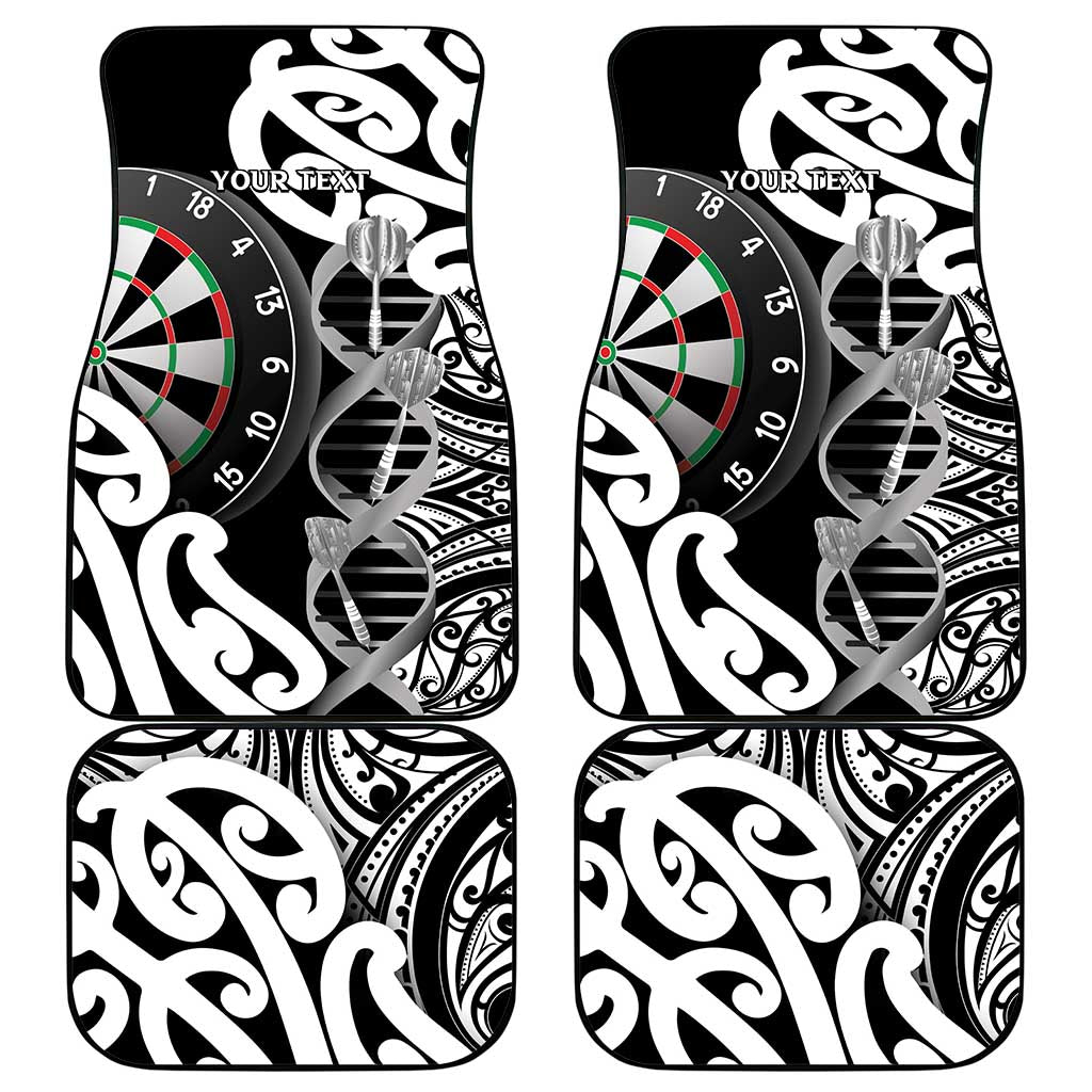 New Zealand Darts Car Mats Aotearoa Maori Its In My DNA Black - Aussie Hoodie