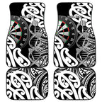 New Zealand Darts Car Mats Aotearoa Maori Its In My DNA Black - Aussie Hoodie