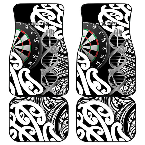 New Zealand Darts Car Mats Aotearoa Maori Its In My DNA Black - Aussie Hoodie