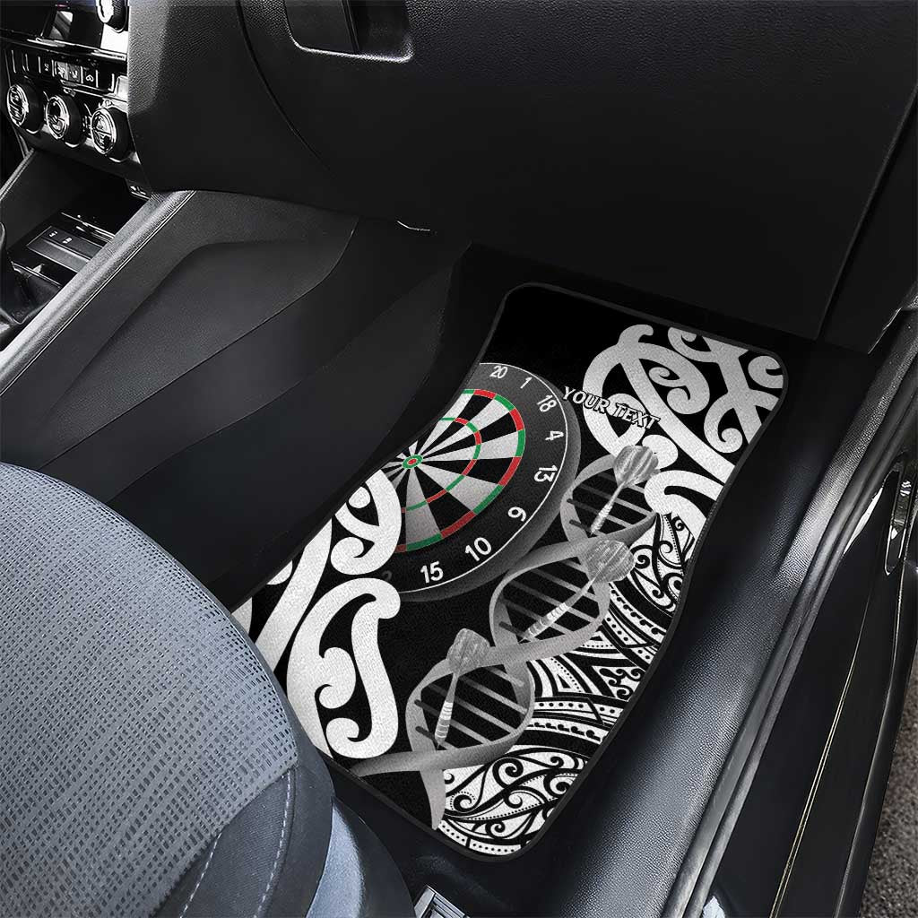 New Zealand Darts Car Mats Aotearoa Maori Its In My DNA Black - Aussie Hoodie