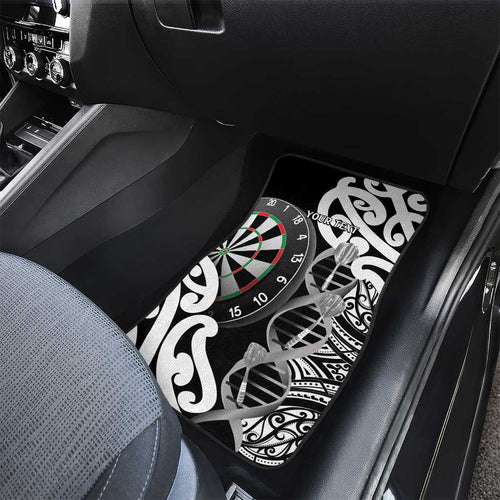 New Zealand Darts Car Mats Aotearoa Maori Its In My DNA Black - Aussie Hoodie