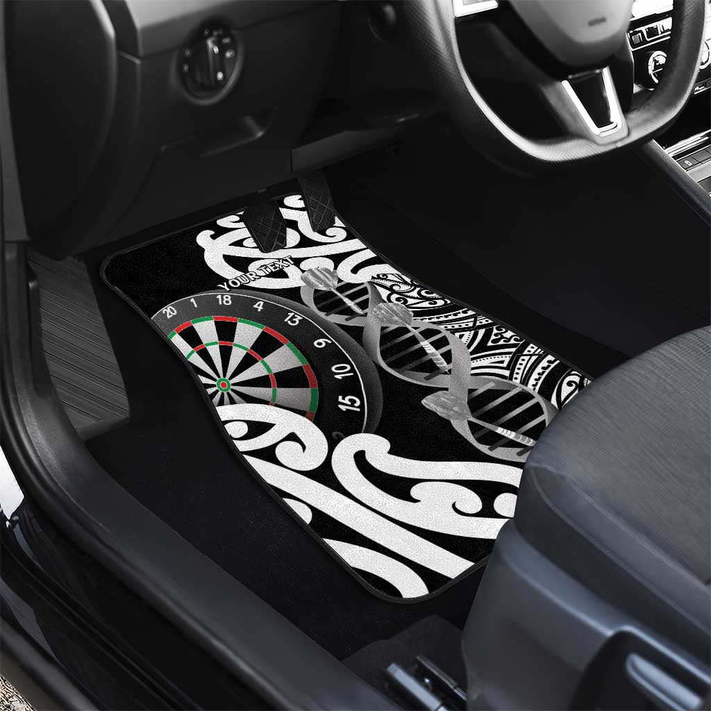 New Zealand Darts Car Mats Aotearoa Maori Its In My DNA Black - Aussie Hoodie
