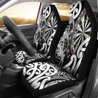 New Zealand Darts Car Seat Cover Aotearoa Maori Its In My DNA Black - Aussie Hoodie