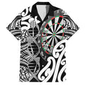 Personalised New Zealand Darts Family Matching Long Sleeve Bodycon Dress and Hawaiian Shirt Aotearoa Maori Its In My DNA Black - Aussie Hoodie