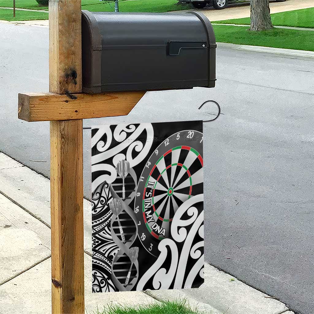 New Zealand Darts Garden Flag Aotearoa Maori Its In My DNA Black - Aussie Hoodie