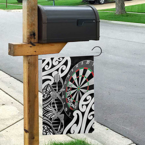 New Zealand Darts Garden Flag Aotearoa Maori Its In My DNA Black - Aussie Hoodie