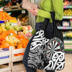New Zealand Darts Grocery Bag Aotearoa Maori Its In My DNA Black - Aussie Hoodie