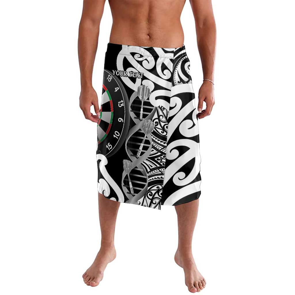 Personalised New Zealand Darts Lavalava Aotearoa Maori Its In My DNA Black - Aussie Hoodie