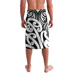 Personalised New Zealand Darts Lavalava Aotearoa Maori Its In My DNA Black - Aussie Hoodie