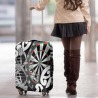 New Zealand Darts Luggage Cover Aotearoa Maori Its In My DNA Black - Aussie Hoodie