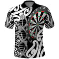 Personalised New Zealand Darts Polo Shirt Aotearoa Maori Its In My DNA Black - Aussie Hoodie