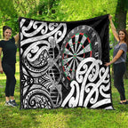 New Zealand Darts Quilt Aotearoa Maori Its In My DNA Black - Aussie Hoodie