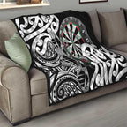 New Zealand Darts Quilt Aotearoa Maori Its In My DNA Black - Aussie Hoodie