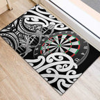 New Zealand Darts Rubber Doormat Aotearoa Maori Its In My DNA Black - Aussie Hoodie
