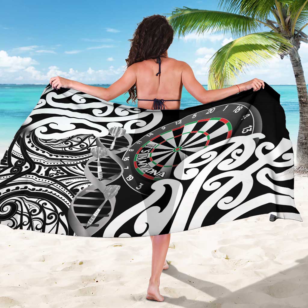 New Zealand Darts Sarong Aotearoa Maori Its In My DNA Black - Aussie Hoodie
