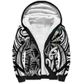 Personalised New Zealand Darts Sherpa Hoodie Aotearoa Maori Its In My DNA Black - Aussie Hoodie