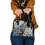 New Zealand Darts Shoulder Handbag Aotearoa Maori Its In My DNA Black - Aussie Hoodie