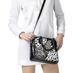 New Zealand Darts Shoulder Handbag Aotearoa Maori Its In My DNA Black - Aussie Hoodie