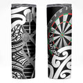 New Zealand Darts Skinny Tumbler Aotearoa Maori Its In My DNA Black - Aussie Hoodie