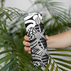 New Zealand Darts Skinny Tumbler Aotearoa Maori Its In My DNA Black - Aussie Hoodie