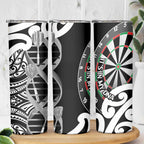 New Zealand Darts Skinny Tumbler Aotearoa Maori Its In My DNA Black - Aussie Hoodie
