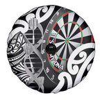 New Zealand Darts Spare Tire Cover Aotearoa Maori Its In My DNA Black - Aussie Hoodie