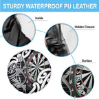 New Zealand Darts Spare Tire Cover Aotearoa Maori Its In My DNA Black - Aussie Hoodie