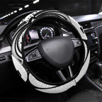 New Zealand Darts Steering Wheel Cover Aotearoa Maori Its In My DNA Black - Aussie Hoodie