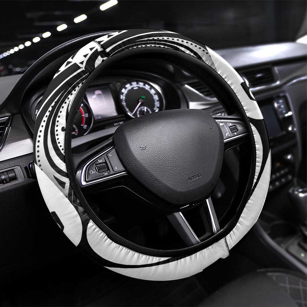 New Zealand Darts Steering Wheel Cover Aotearoa Maori Its In My DNA Black - Aussie Hoodie