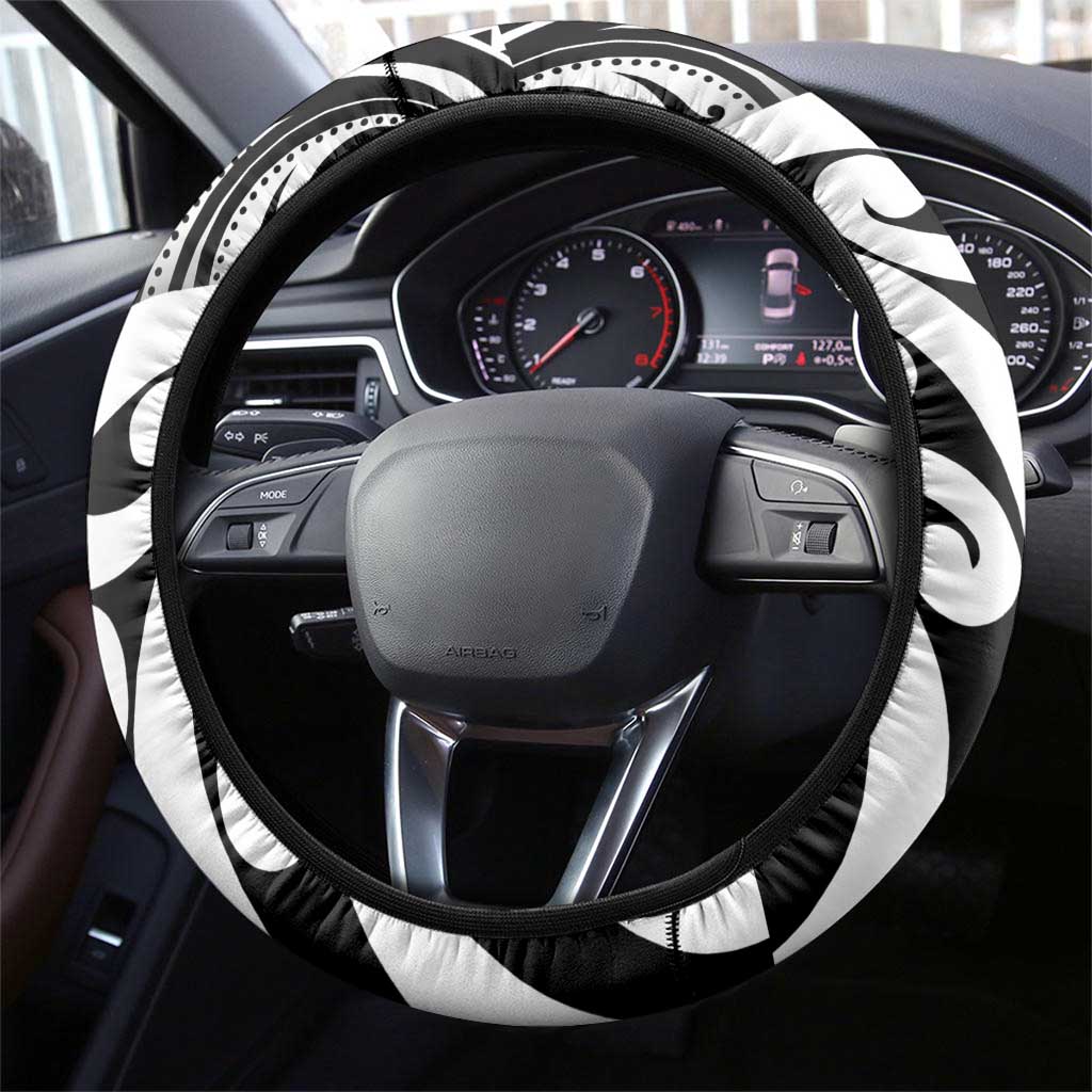 New Zealand Darts Steering Wheel Cover Aotearoa Maori Its In My DNA Black - Aussie Hoodie