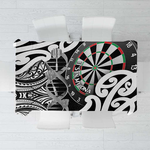 New Zealand Darts Tablecloth Aotearoa Maori Its In My DNA Black - Aussie Hoodie
