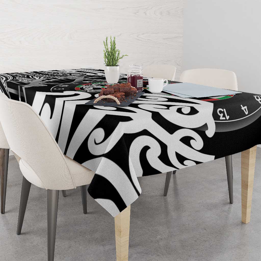 New Zealand Darts Tablecloth Aotearoa Maori Its In My DNA Black - Aussie Hoodie