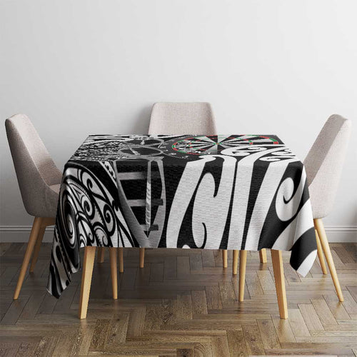 New Zealand Darts Tablecloth Aotearoa Maori Its In My DNA Black - Aussie Hoodie