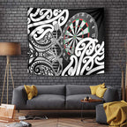New Zealand Darts Tapestry Aotearoa Maori Its In My DNA Black - Aussie Hoodie