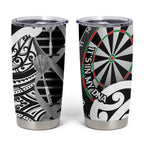 New Zealand Darts Tumbler Cup Aotearoa Maori Its In My DNA Black - Aussie Hoodie