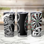 New Zealand Darts Tumbler Cup Aotearoa Maori Its In My DNA Black - Aussie Hoodie