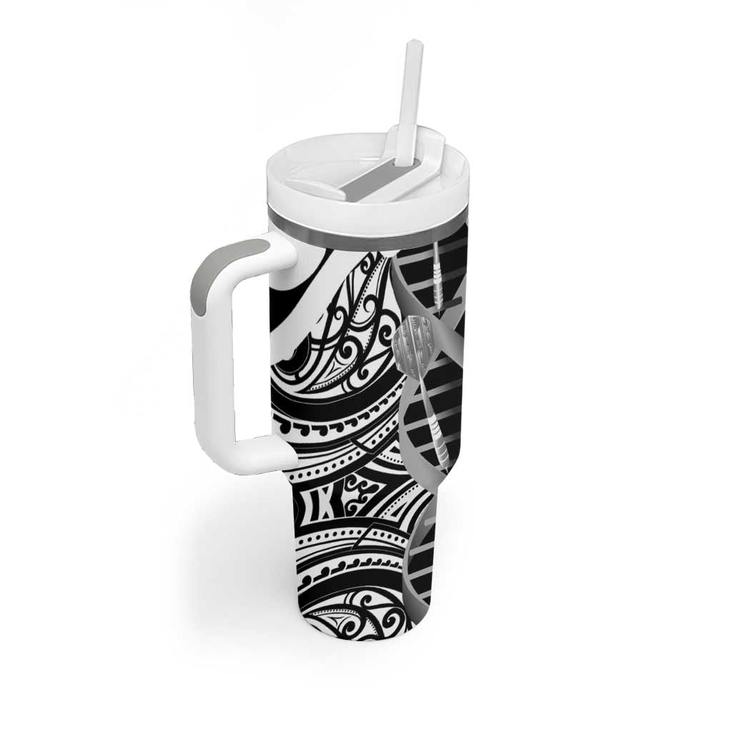 New Zealand Darts Tumbler With Handle Aotearoa Maori Its In My DNA Black - Aussie Hoodie