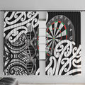 New Zealand Darts Window Curtain Aotearoa Maori Its In My DNA Black - Aussie Hoodie