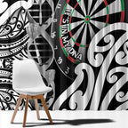 New Zealand Darts Window Curtain Aotearoa Maori Its In My DNA Black - Aussie Hoodie