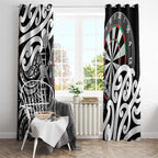 New Zealand Darts Window Curtain Aotearoa Maori Its In My DNA Black - Aussie Hoodie