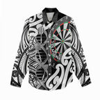 Personalised New Zealand Darts Women Casual Shirt Aotearoa Maori Its In My DNA Black - Aussie Hoodie