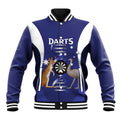 Personalised Australia Darts Baseball Jacket Aussie Its In My DNA Flag Color - Aussie Hoodie