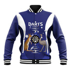 Personalised Australia Darts Baseball Jacket Aussie Its In My DNA Flag Color - Aussie Hoodie