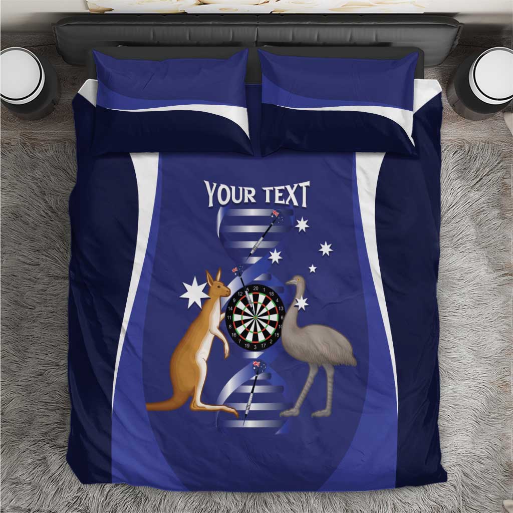 Personalised Australia Darts Bedding Set Aussie Its In My DNA Flag Color - Aussie Hoodie