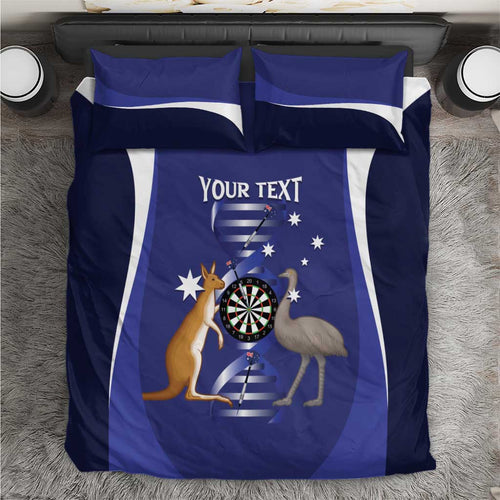 Personalised Australia Darts Bedding Set Aussie Its In My DNA Flag Color - Aussie Hoodie