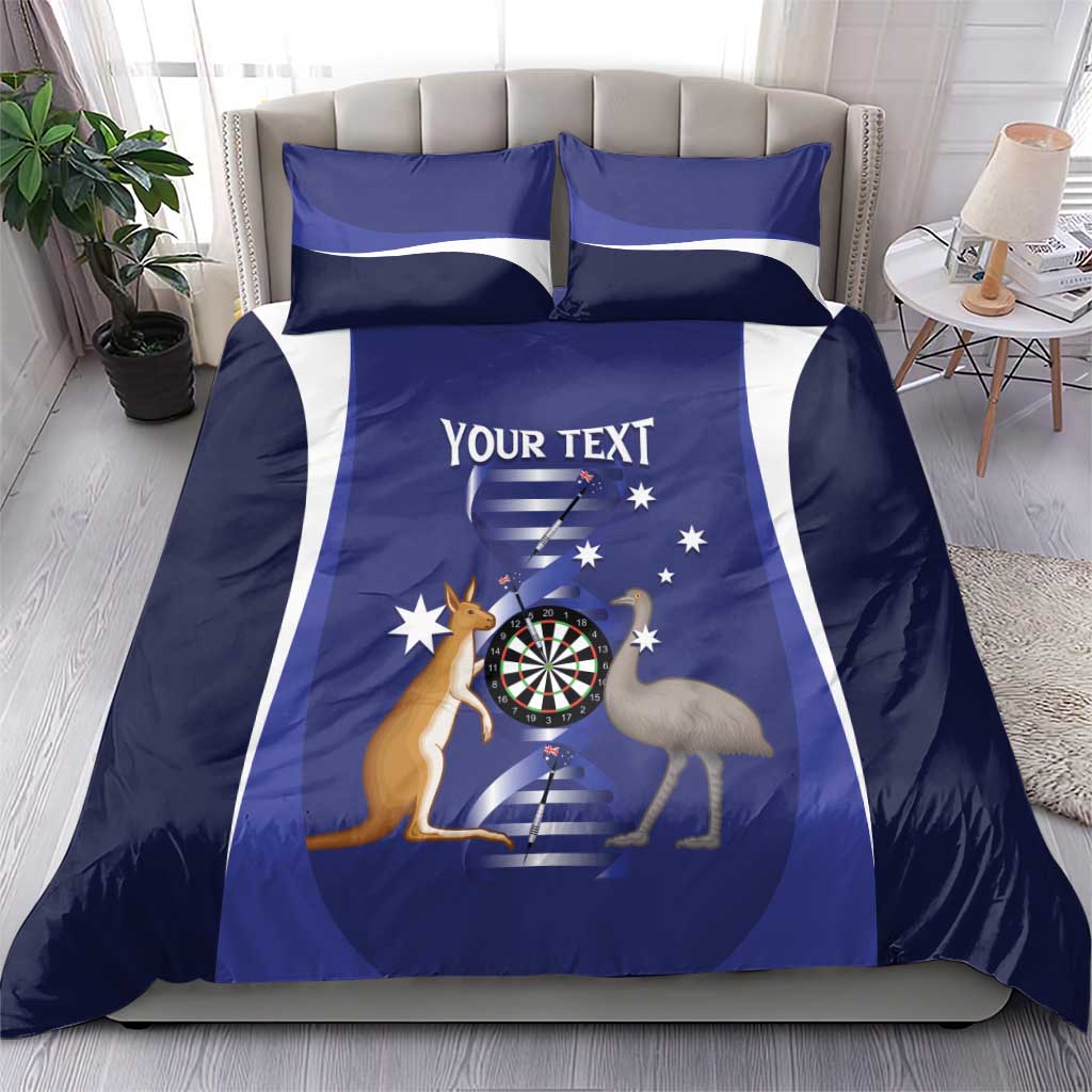 Personalised Australia Darts Bedding Set Aussie Its In My DNA Flag Color - Aussie Hoodie