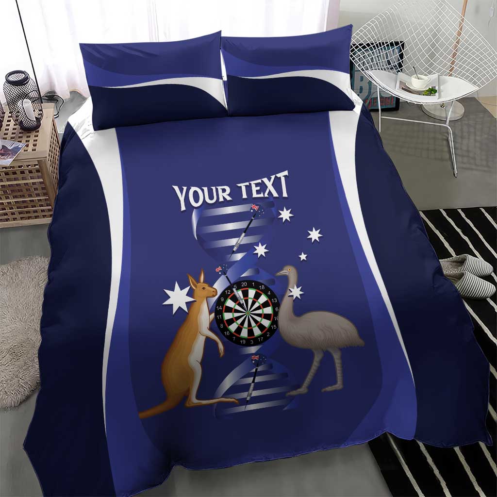 Personalised Australia Darts Bedding Set Aussie Its In My DNA Flag Color - Aussie Hoodie