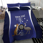 Personalised Australia Darts Bedding Set Aussie Its In My DNA Flag Color - Aussie Hoodie